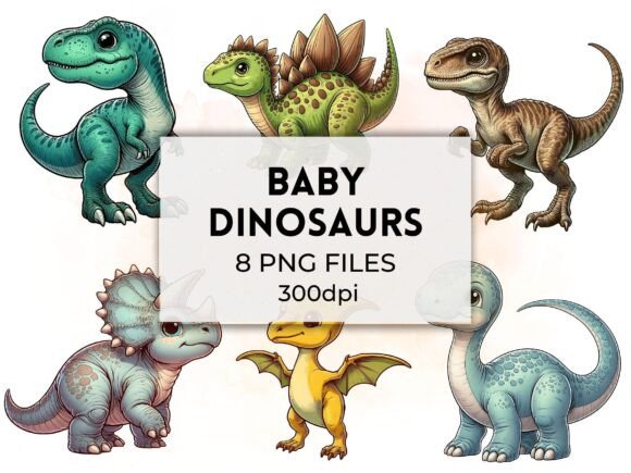 Cute Baby Dinosaur Clipart: Unleashing Prehistoric Charm in Your Designs