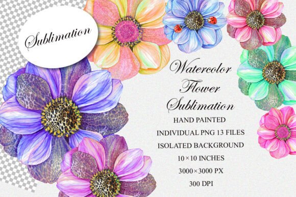 Elevate Your Projects with Watercolor Floral Clipart