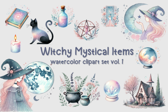 Mystical Items Watercolor Clipart: A Practical Design Guide