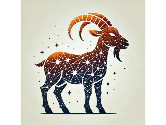 Sparkle and Strategy: Using This 3D Goat Illustration
