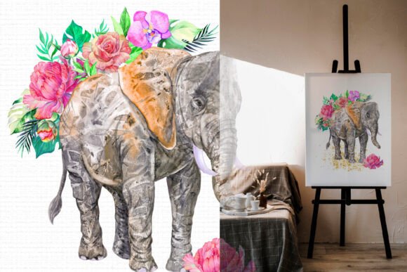 Watercolor Elephant Sublimation, PNG: A Designer's Guide