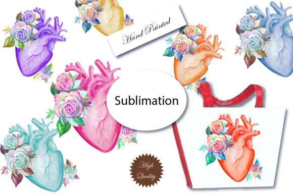 Watercolor Love Sublimation: Elevate Your Designs with Hand-Painted Charm