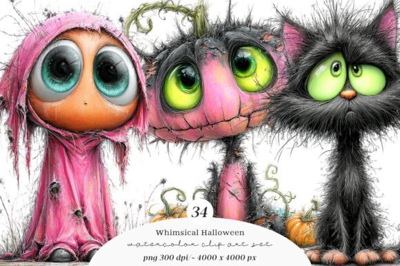 Whimsical Halloween Clipart Bundle: Beyond the Basics